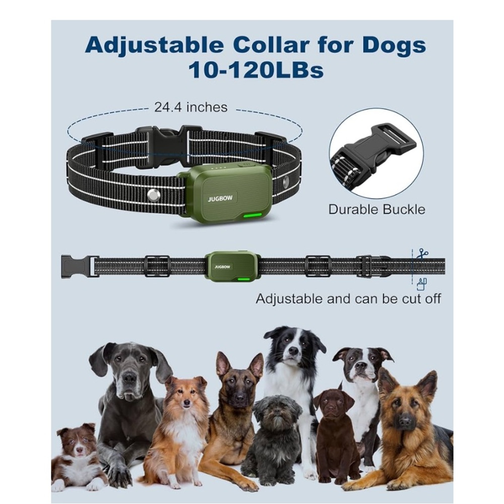 New Adjustable Dog Collar - Green